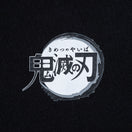 Child 半袖 コットン Tシャツ 鬼滅の刃 タイトルロゴ ブラック