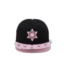 Youth 9FIFTY 鬼滅の刃 竈門禰豆子 着物 ブラック × ダスティーローズ