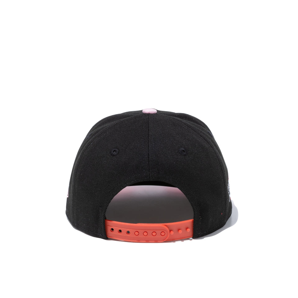 Youth 9FIFTY 鬼滅の刃 竈門禰豆子 着物 ブラック × ダスティーローズ