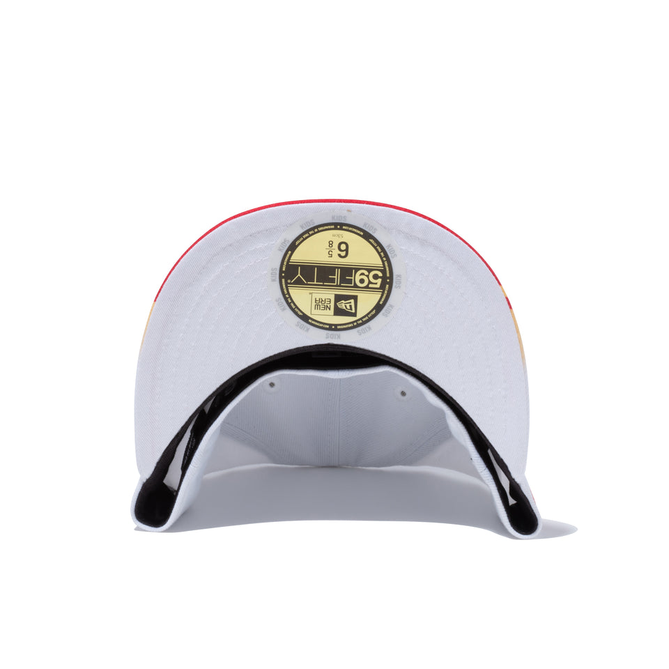 Kid's 59FIFTY 鬼滅の刃 煉獄杏寿郎 悪鬼滅殺 マルチカラー
