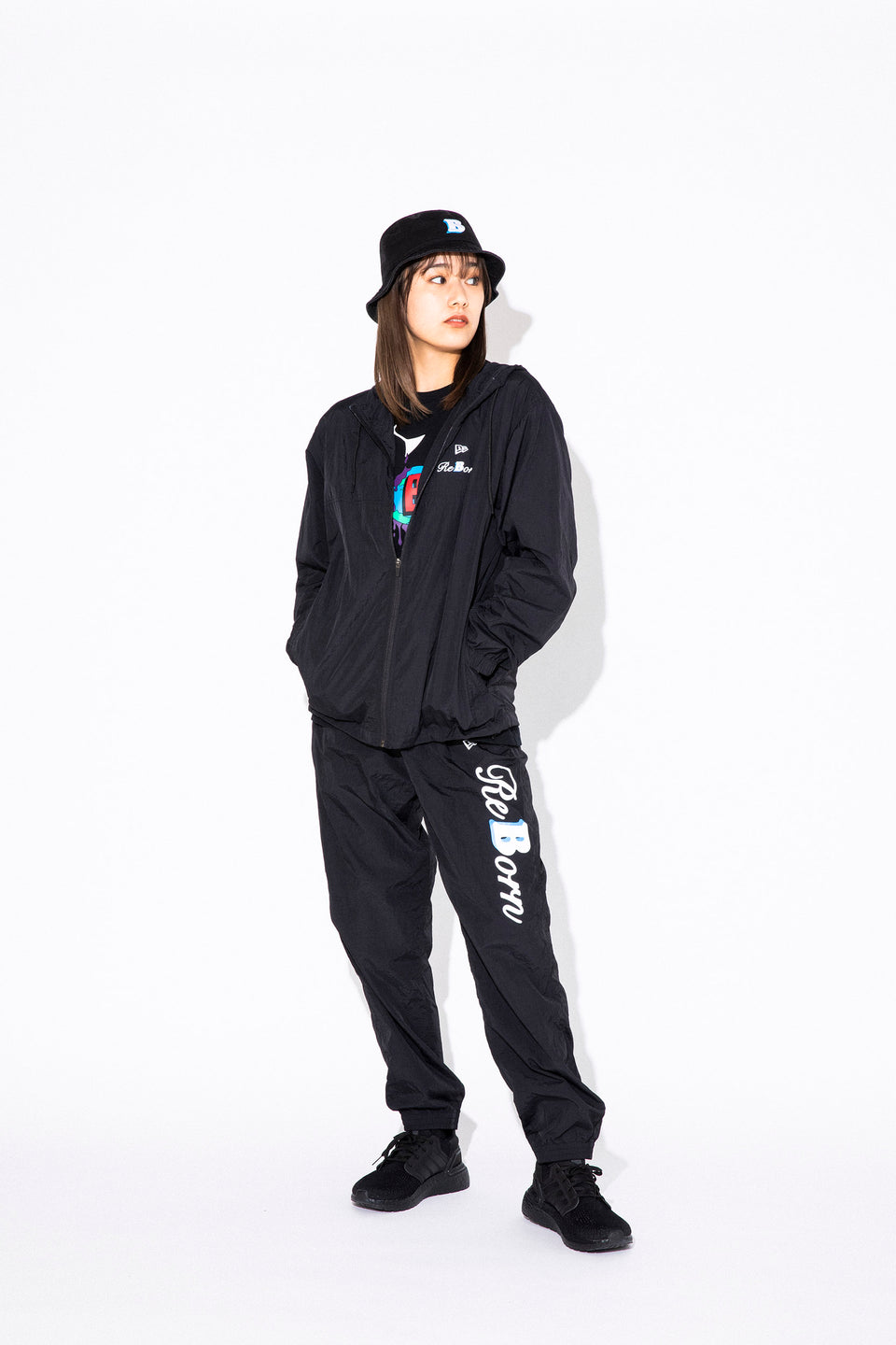バケット01 BALLISTIK BOYZ from EXILE TRIBE Bロゴ ブラック