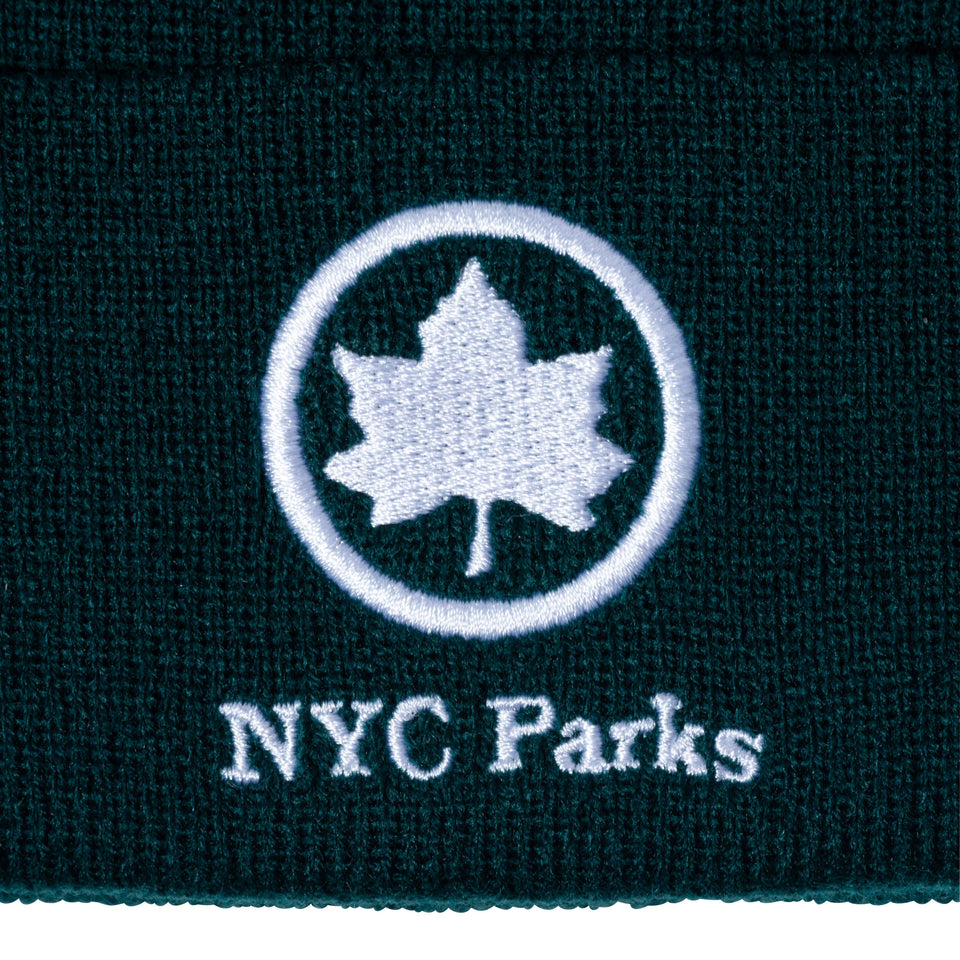 ベーシック カフニット NYC パークロゴ ネイビー