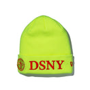 ベーシックカフニット NYC DSNY 蛍光イエロー