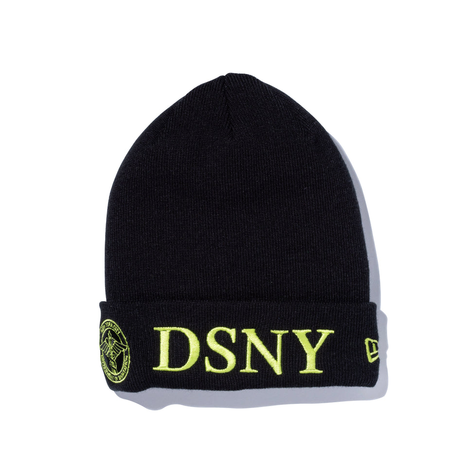 ベーシックカフニット NYC DSNY ブラック