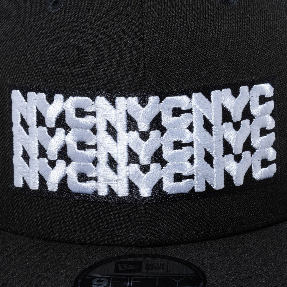 9FIFTY NYC チャンキーロゴ ブラック
