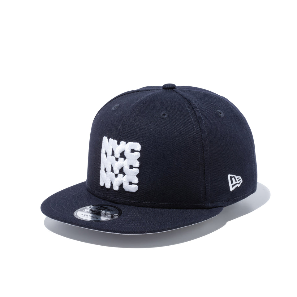9FIFTY NYC チャンキーロゴ ネイビー