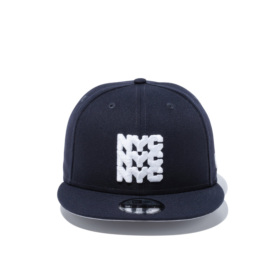 9FIFTY NYC チャンキーロゴ ネイビー
