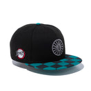 9FIFTY 鬼滅の刃 竈門炭治郎 鍔 ブラック × パイングリーン