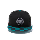 9FIFTY 鬼滅の刃 竈門炭治郎 鍔 ブラック × パイングリーン