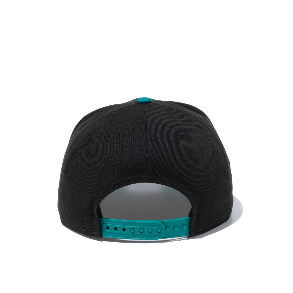 9FIFTY 鬼滅の刃 竈門炭治郎 鍔 ブラック × パイングリーン