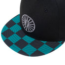 9FIFTY 鬼滅の刃 竈門炭治郎 鍔 ブラック × パイングリーン