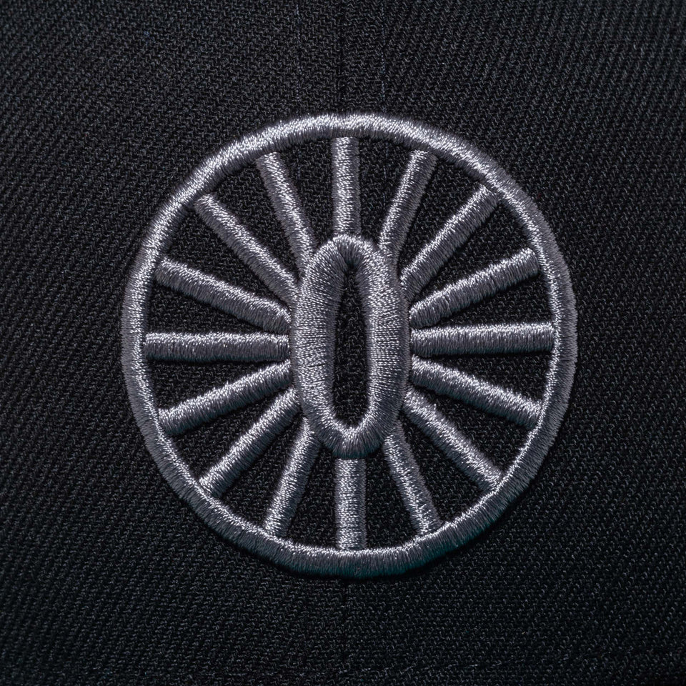 9FIFTY 鬼滅の刃 竈門炭治郎 鍔 ブラック × パイングリーン