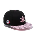 9FIFTY 鬼滅の刃 竈門禰豆子 着物 ブラック × ダスティーローズ