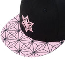 9FIFTY 鬼滅の刃 竈門禰豆子 着物 ブラック × ダスティーローズ