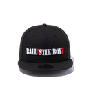 9FIFTY BALLISTIK BOYZ from EXILE TRIBE オフィシャルロゴ ブラック
