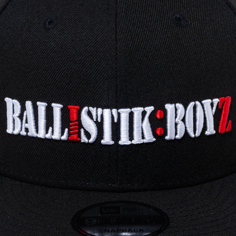 9FIFTY BALLISTIK BOYZ from EXILE TRIBE オフィシャルロゴ ブラック