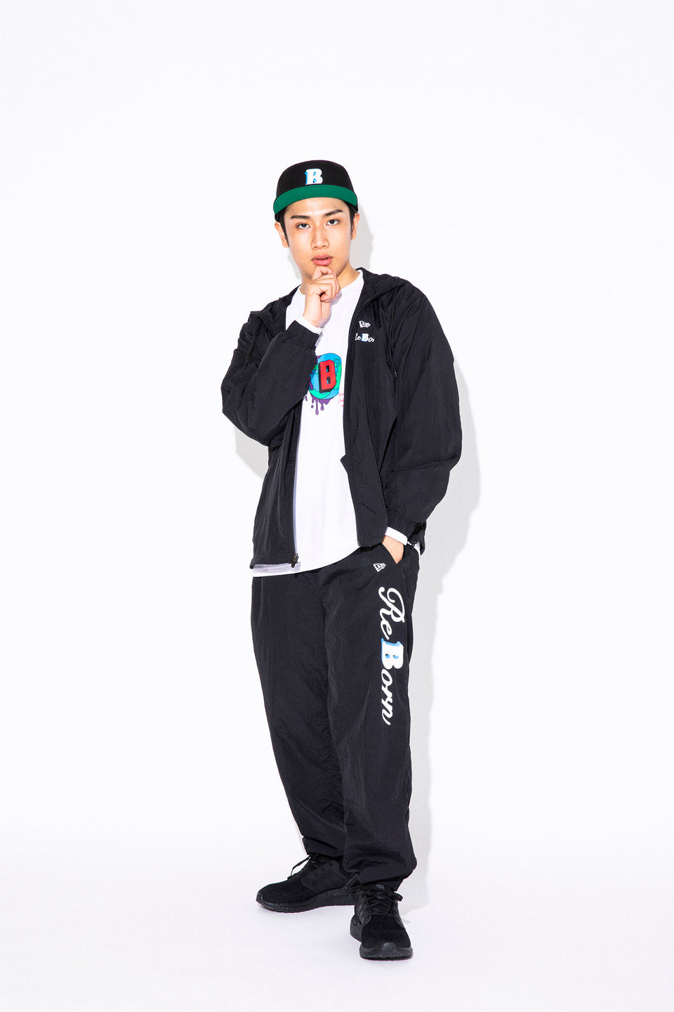 9FIFTY BALLISTIK BOYZ from EXILE TRIBE Bロゴ ブラック