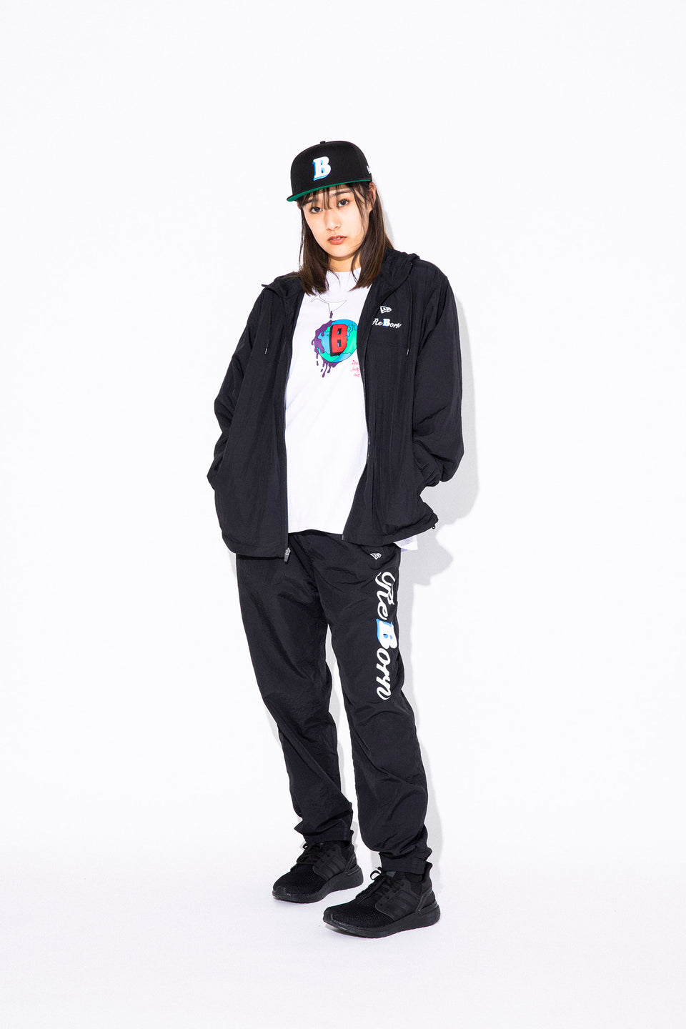 9FIFTY BALLISTIK BOYZ from EXILE TRIBE Bロゴ ブラック
