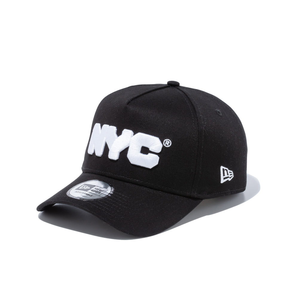 9FORTY A-Frame NYC チャンキーロゴ ブラック