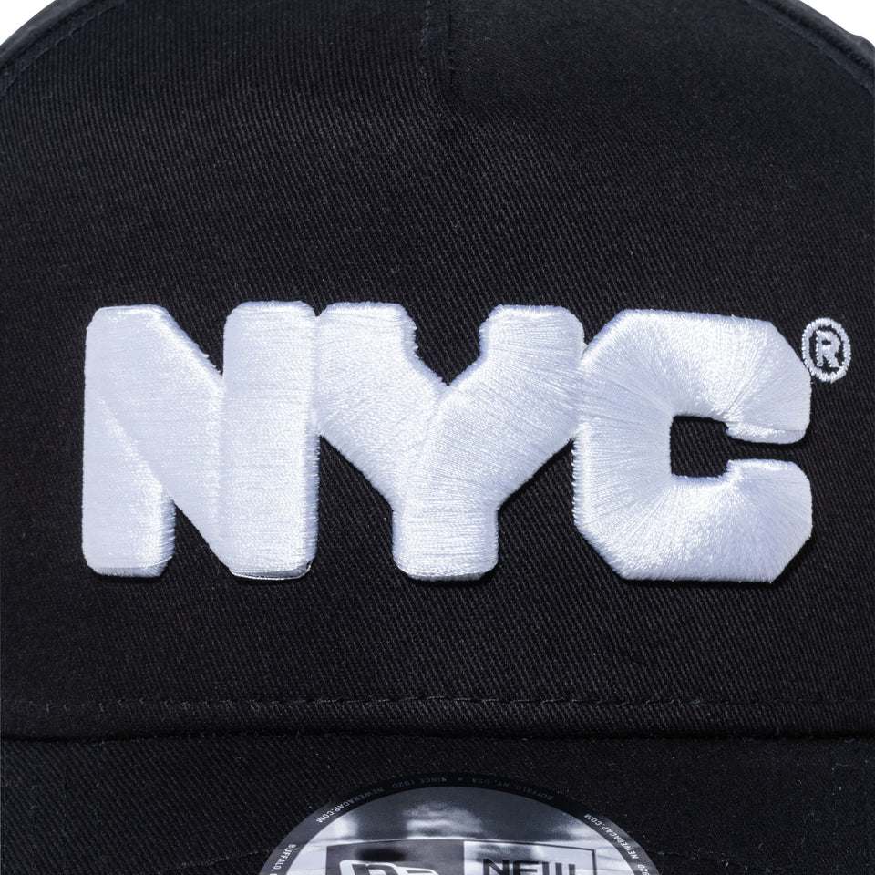 9FORTY A-Frame NYC チャンキーロゴ ブラック