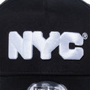 9FORTY A-Frame NYC チャンキーロゴ ブラック