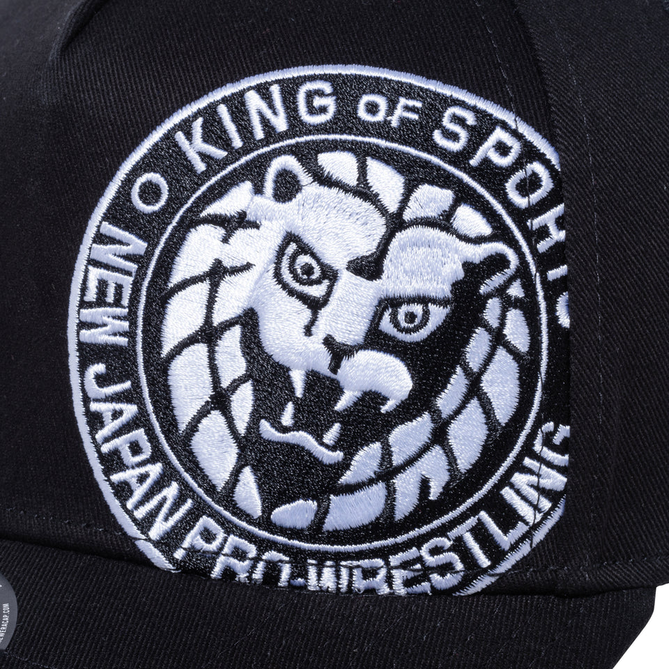 9FORTY A-Frame 新日本プロレス ライオンマーク バタリオン ブラック/ホワイト