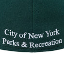 59FIFTY NYC パークロゴ ダークグリーン
