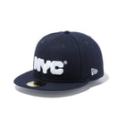 59FIFTY NYC チャンキーロゴ ネイビー