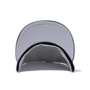 59FIFTY NYC チャンキーロゴ グレー ネイビーバイザー