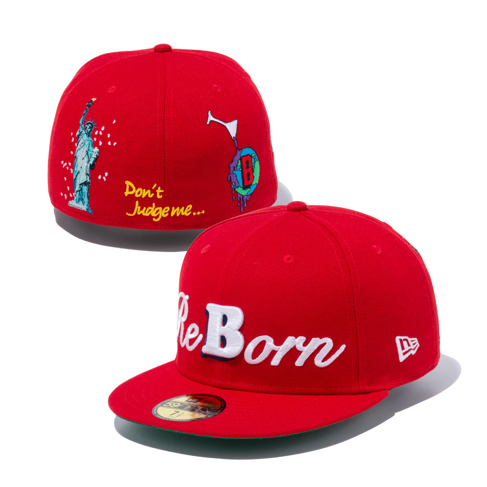 59FIFTY BALLISTIK BOYZ from EXILE TRIBE マルチロゴ スカーレット