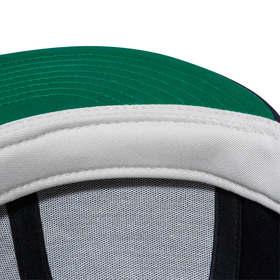 59FIFTY FEAR OF GOD ESSENTIALS Fロゴ ネイビー グリーンアンダーバイザー