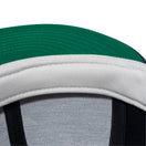 59FIFTY FEAR OF GOD ESSENTIALS Fロゴ ネイビー グリーンアンダーバイザー