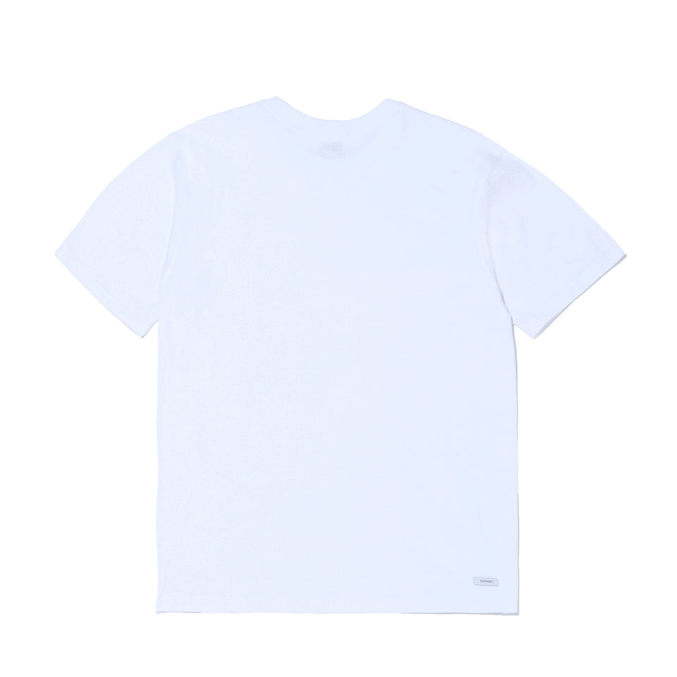 半袖 コットン Tシャツ SOPHNET. ソフネット SPロゴ ホワイト リラックスフィット