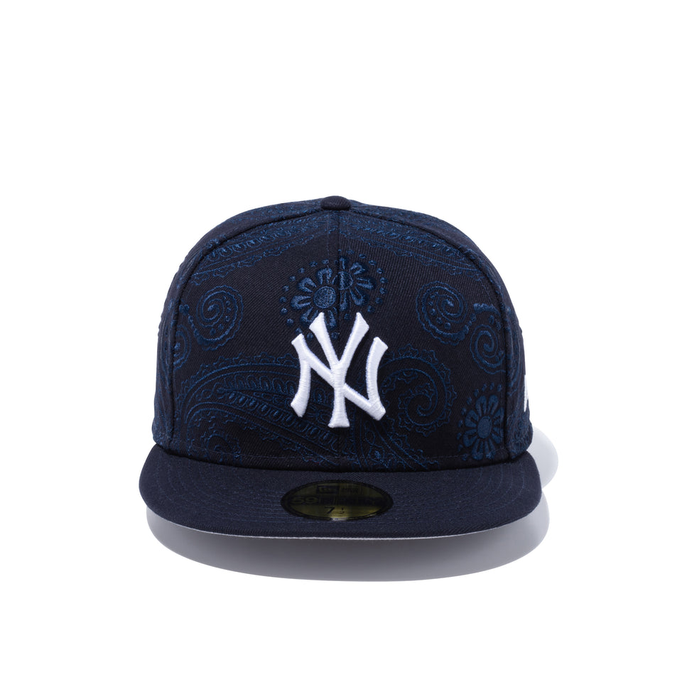 59FIFTY SWIRL ニューヨーク・ヤンキース グレーアンダーバイザー