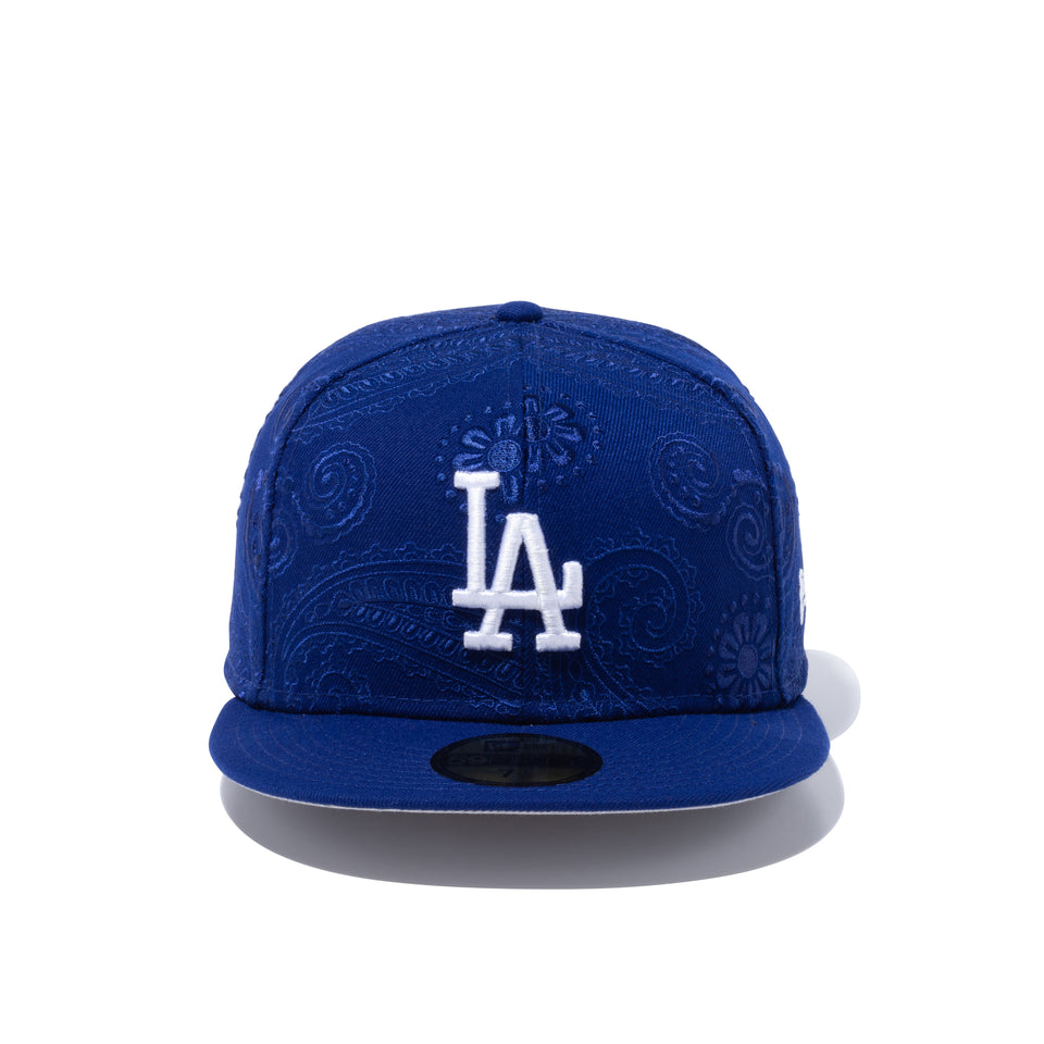 59FIFTY SWIRL ロサンゼルス・ドジャース グレーアンダーバイザー