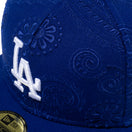 59FIFTY SWIRL ロサンゼルス・ドジャース グレーアンダーバイザー