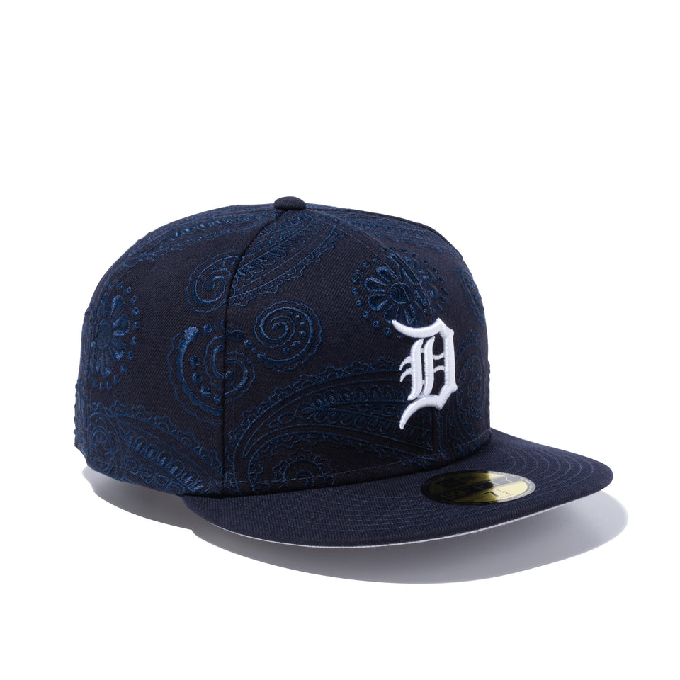59FIFTY SWIRL デトロイト・タイガース グレーアンダーバイザー