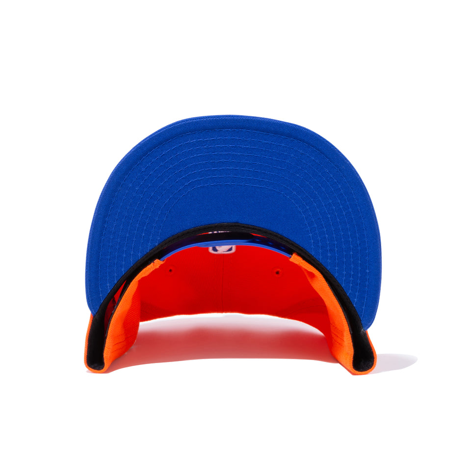 9FIFTY COMPOUND ガスマスク NBA ニューヨーク・ニックス オレンジ ブルーバイザー