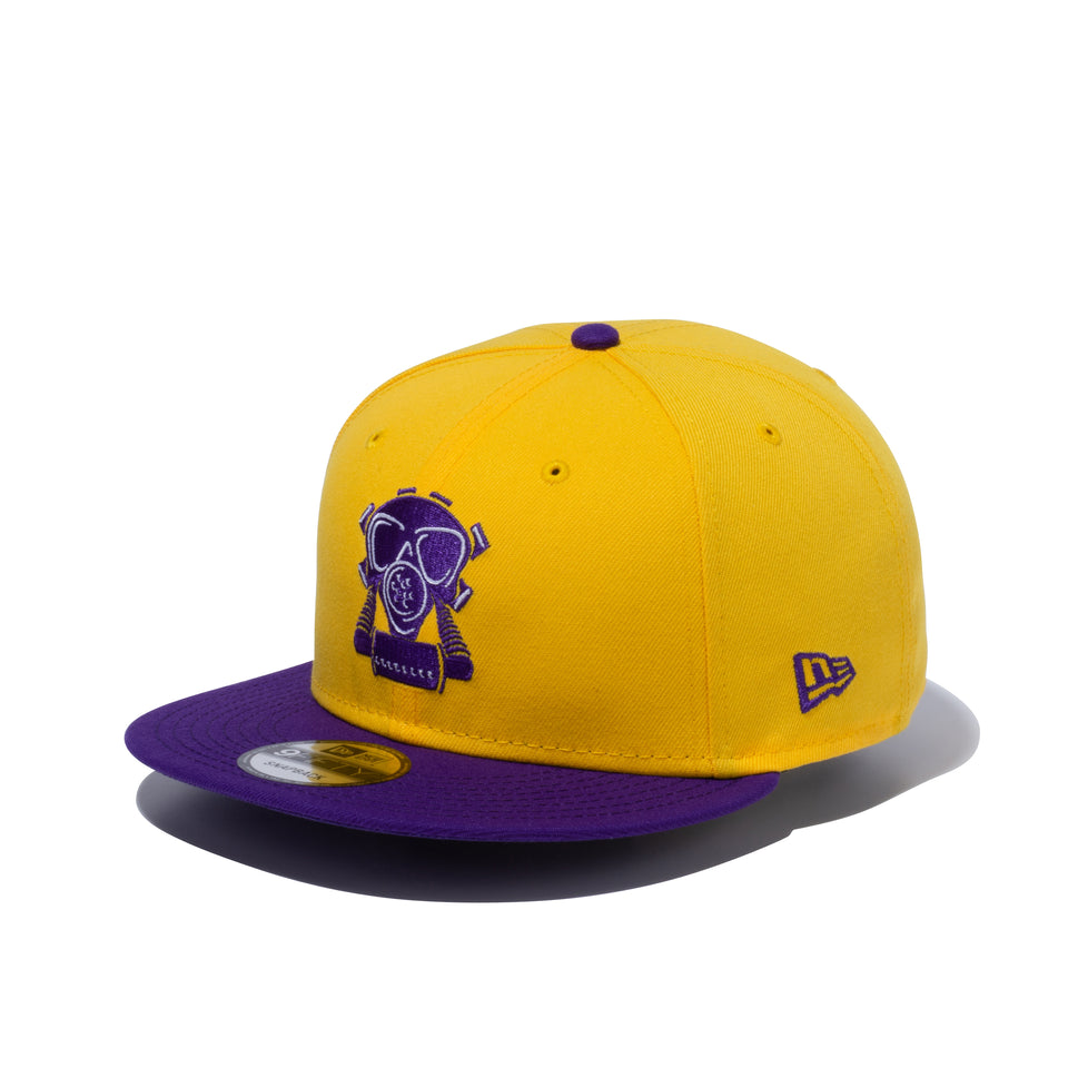 9FIFTY COMPOUND ガスマスク NBA ロサンゼルス・レイカーズ イエロー パープルバイザー