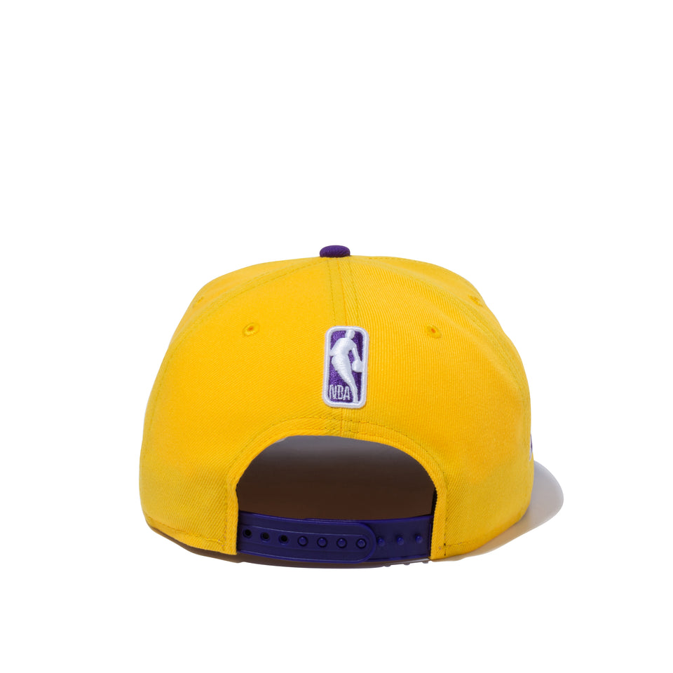 9FIFTY COMPOUND ガスマスク NBA ロサンゼルス・レイカーズ イエロー パープルバイザー