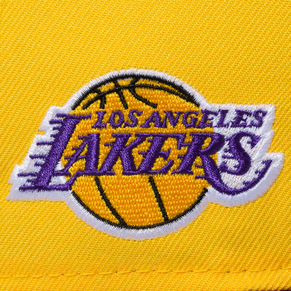9FIFTY COMPOUND ガスマスク NBA ロサンゼルス・レイカーズ イエロー パープルバイザー