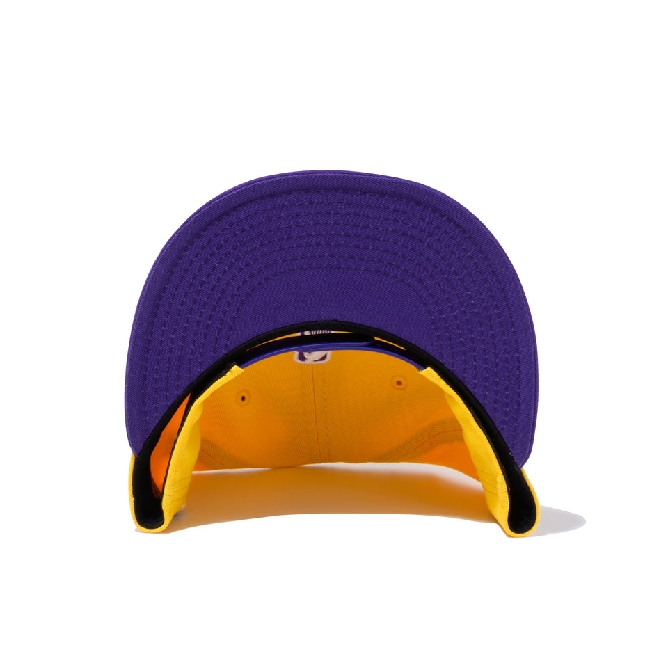 9FIFTY COMPOUND ガスマスク NBA ロサンゼルス・レイカーズ イエロー パープルバイザー