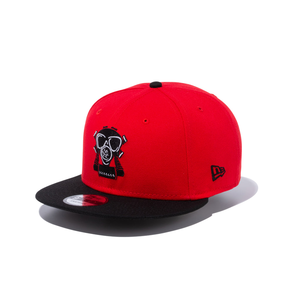 9FIFTY COMPOUND ガスマスク NBA シカゴ・ブルズ レッド ブラックバイザー