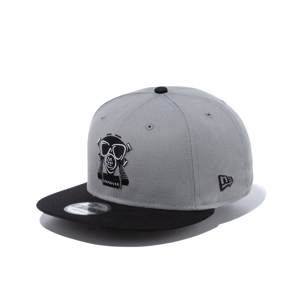 9FIFTY COMPOUND ガスマスク NBA ブルックリン・ネッツ グレー ブラックバイザー