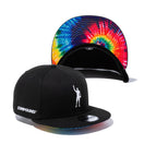 9FIFTY COMPOUND PLAY FOR CHANGE NBA ロゴ ブラック タイダイアンダーバイザー