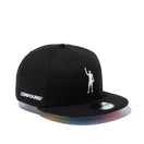 9FIFTY COMPOUND PLAY FOR CHANGE NBA ロゴ ブラック タイダイアンダーバイザー