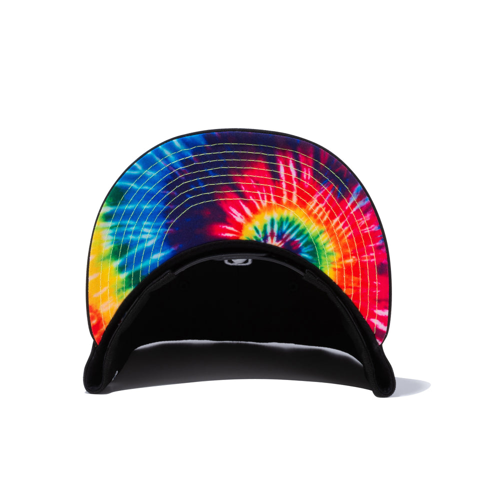 9FIFTY COMPOUND PLAY FOR CHANGE NBA ロゴ ブラック タイダイアンダーバイザー