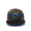 9FIFTY COMPOUND 7 NBA ニューヨーク・ニックス ウッドランドカモ ブラックバイザー
