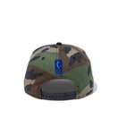 9FIFTY COMPOUND 7 NBA ニューヨーク・ニックス ウッドランドカモ ブラックバイザー