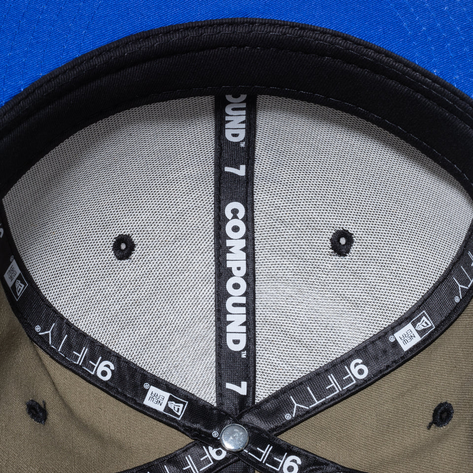 9FIFTY COMPOUND 7 NBA ニューヨーク・ニックス ウッドランドカモ ブラックバイザー